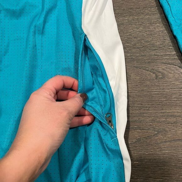 NWT Nike Mens Teal Full Zip Dri-FIT Jacket - Size M - Picture 8 of 8